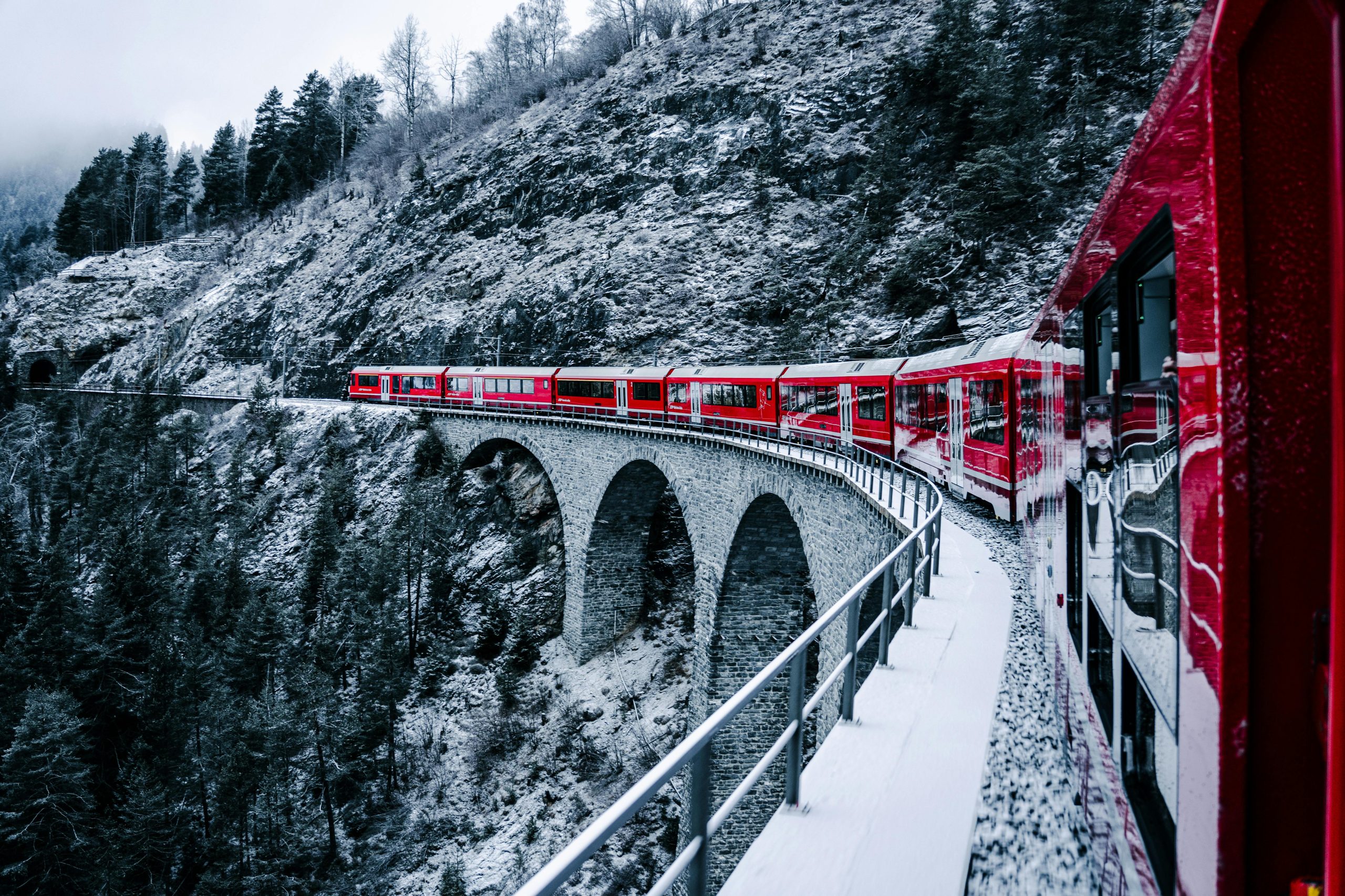Train ride experience in Switzerland