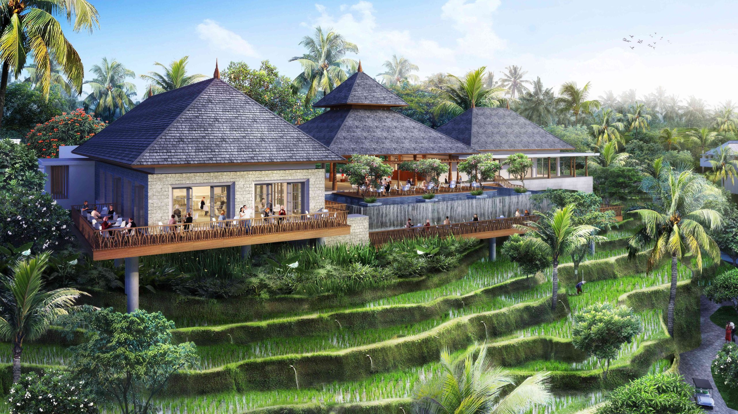 Illustrated image that represents Ubud, Bali